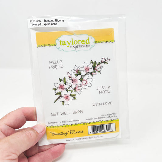 Bursting Blooms - Cling Stamp by Taylored Expressions
