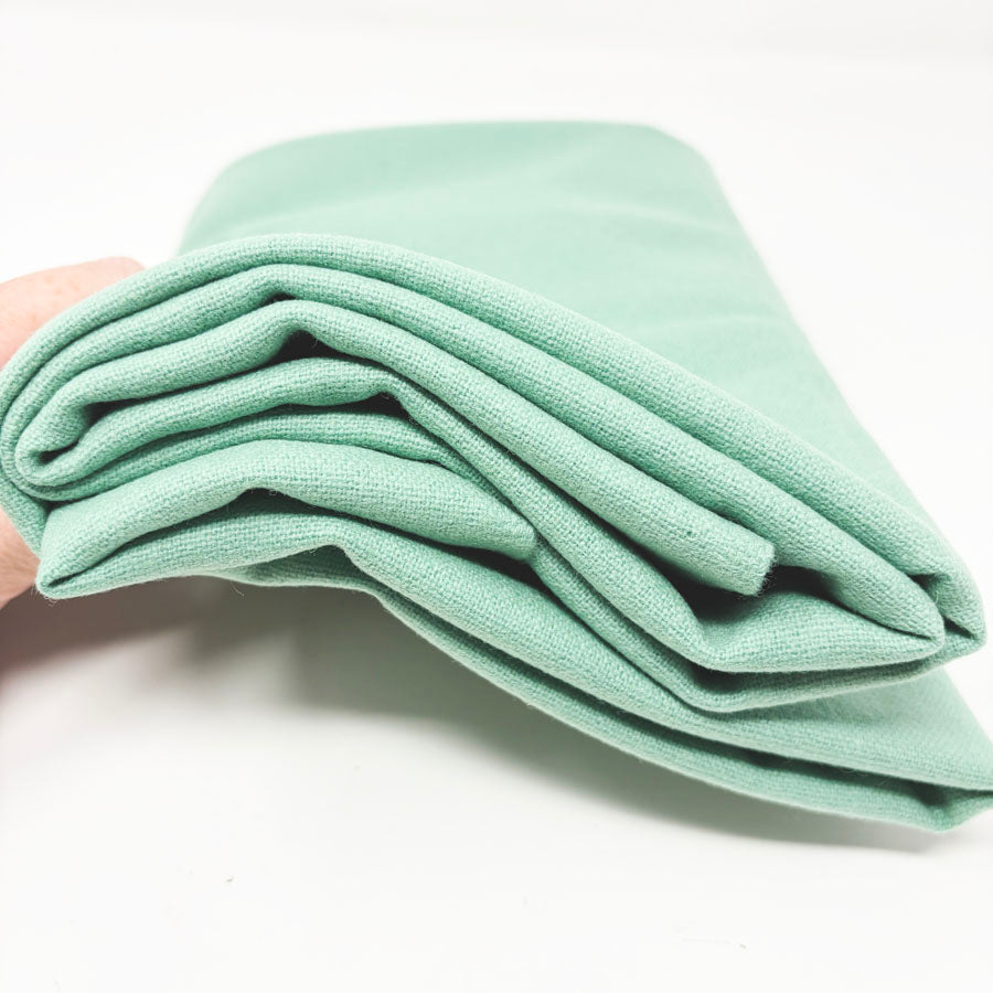 54" x 44" Light Green Wool Fabric