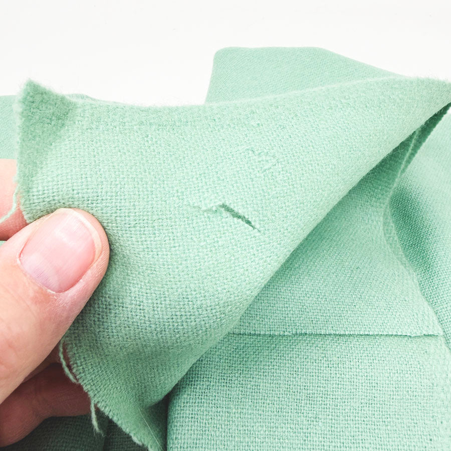 54" x 44" Light Green Wool Fabric