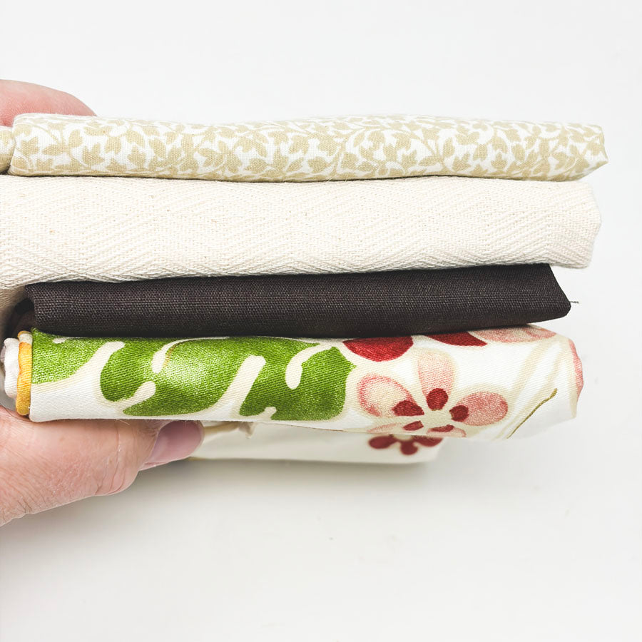 Neutral & Pattern Fabric Bundle