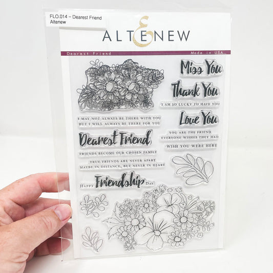 Dearest Friend – Clear Stamps by Altenew