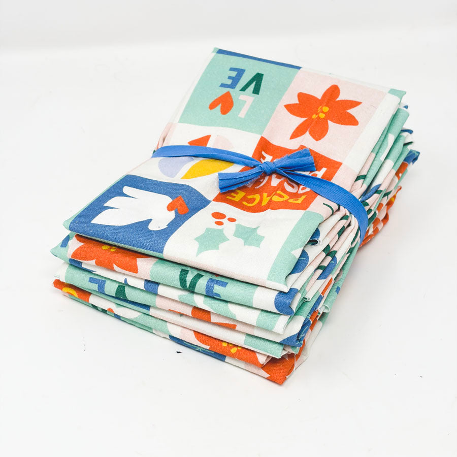 Graphic Christmas Cut Fabric Bundle