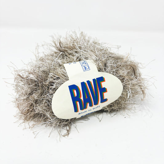 Rave Silver Eyelash Yarn