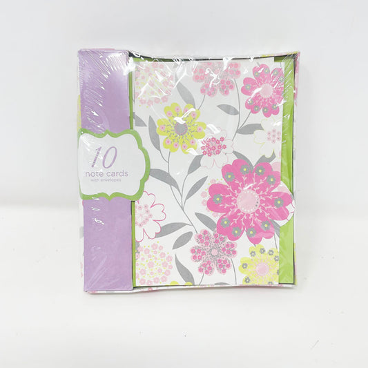 10 Floral Notecards