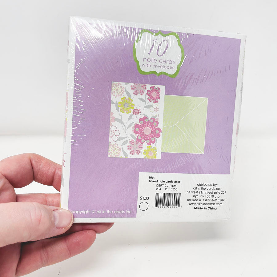 10 Floral Notecards