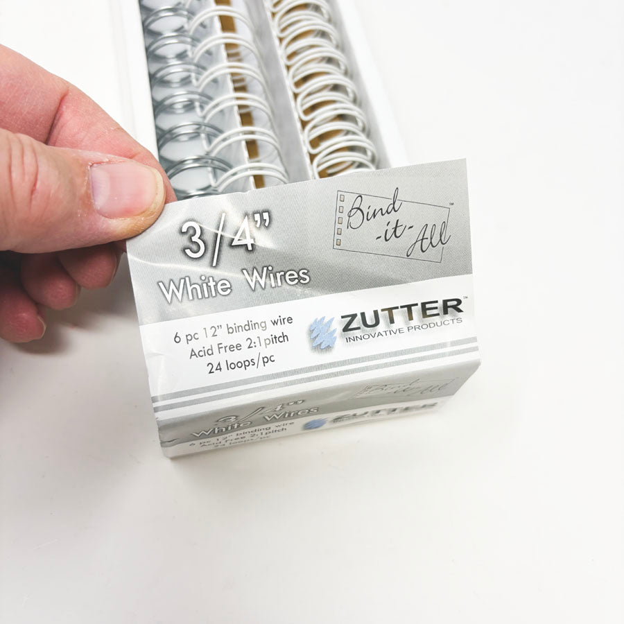 Zutter Remnant Pack of Binding Coils - .75"