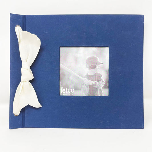Fetco Small Blue Fabric Scrapbook