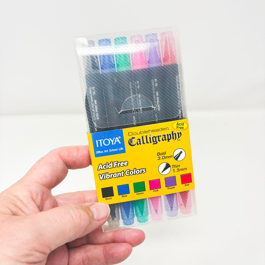 Itoya Double Headed Calligraphy Markers (6)