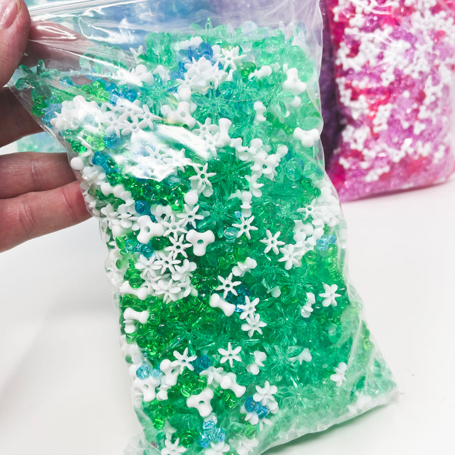 Plastic Star and Tri Bead Bundles