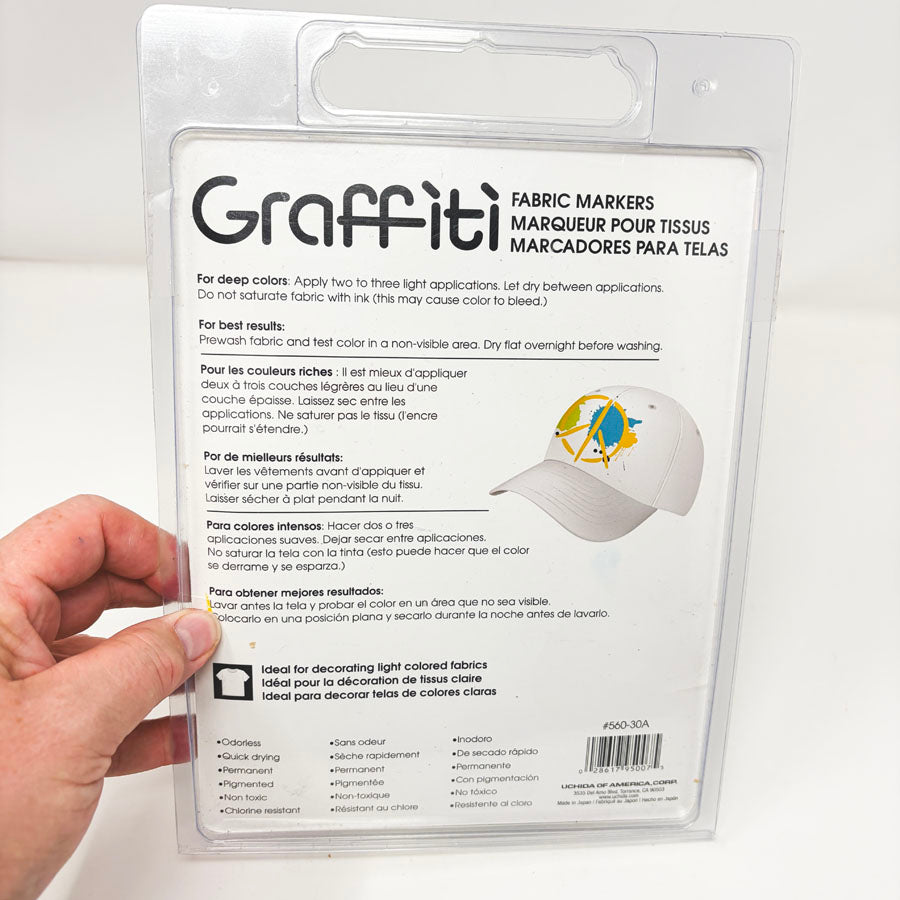 Marvy Uchida Graffiti Fabric Marker Set (30)