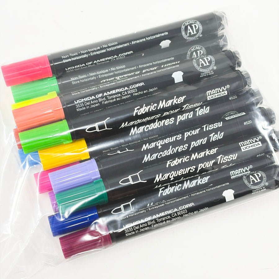 Marvy Uchida Fabric Markers (18)