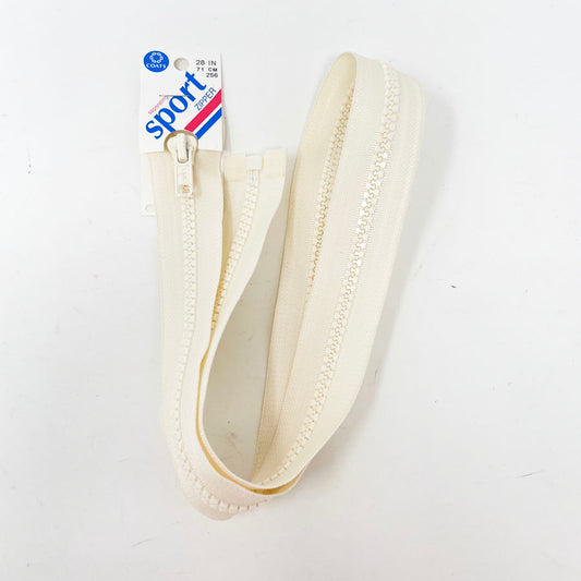 Coats Sport Zipper - Cream