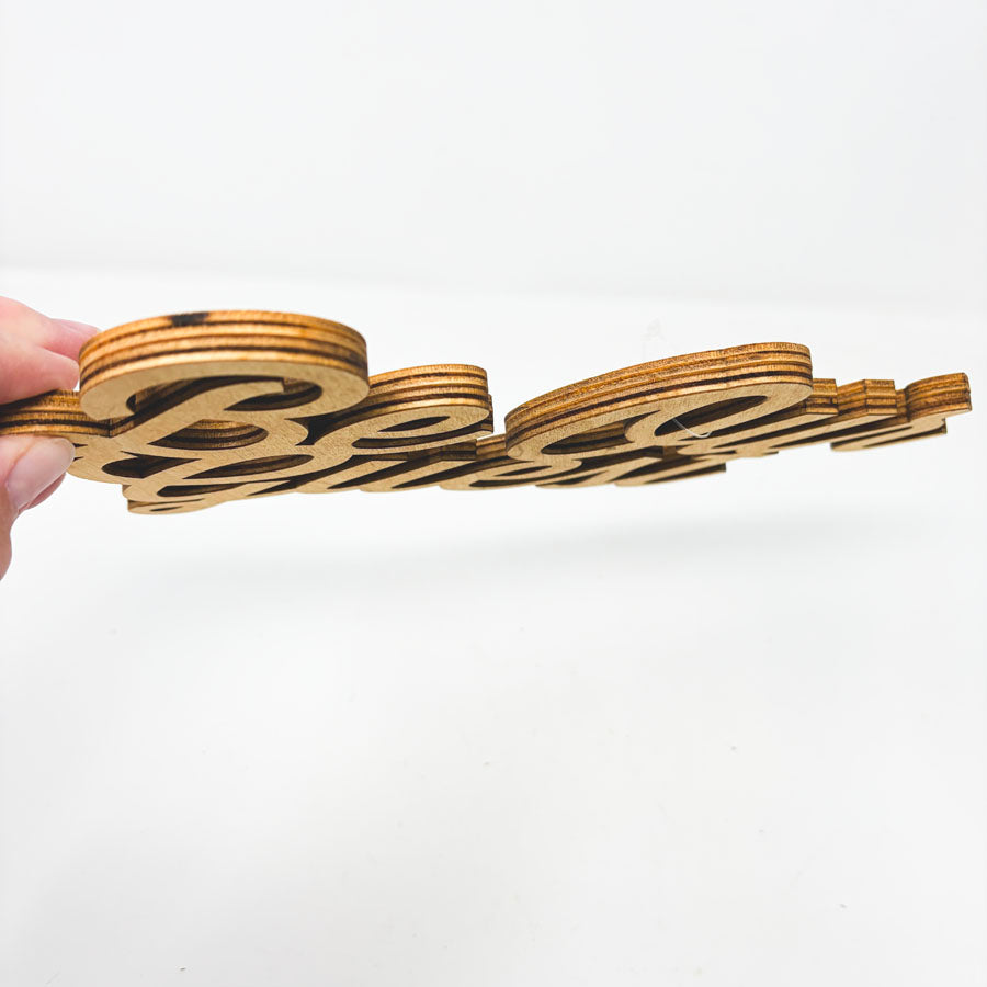 Be Our Guest- Unfinished Wooden Sign