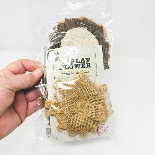 Burlap Flower Bundle