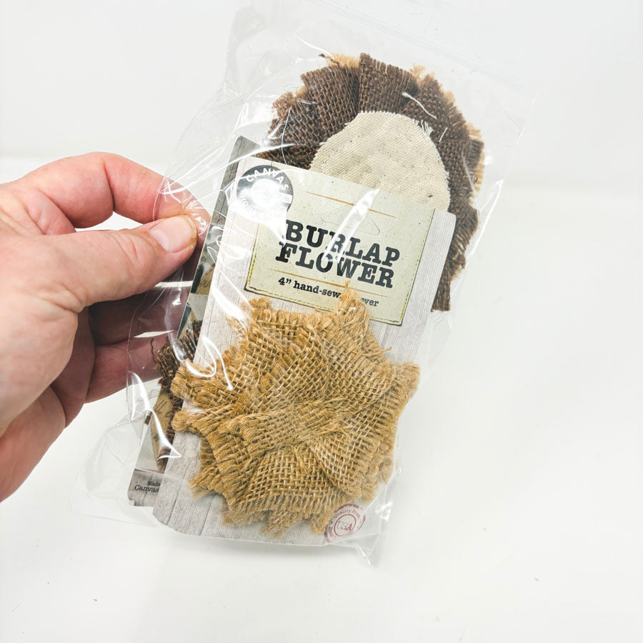 Burlap Flower Bundle
