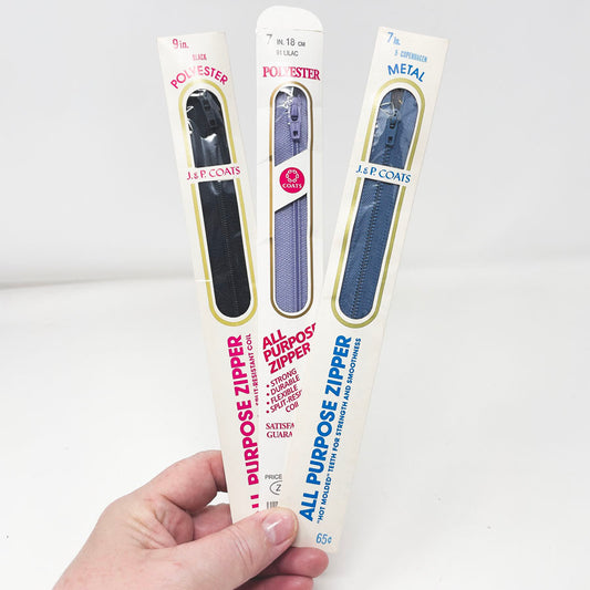 Coats All Purpose Zippers