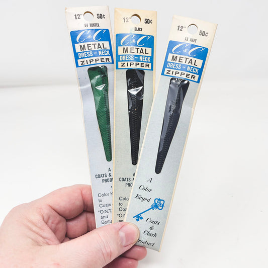 Coats & Clark Metal Zippers