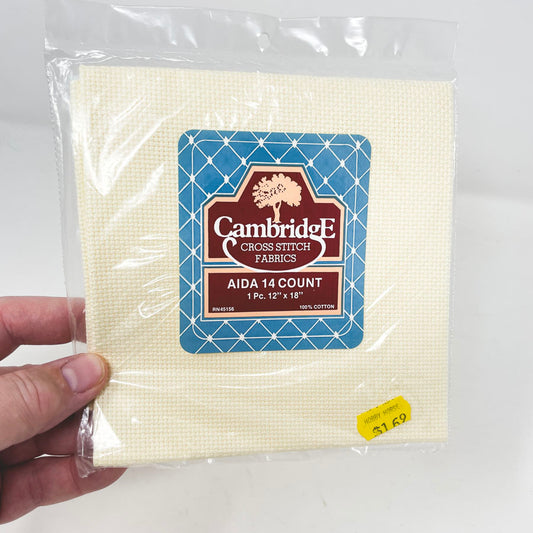 Cambridge Aida 14 Count Fabric - 12" x 18"