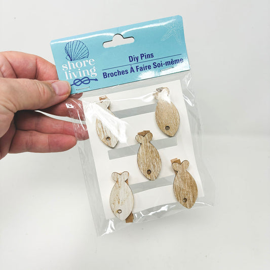 Shore Living Fish DIY Pins