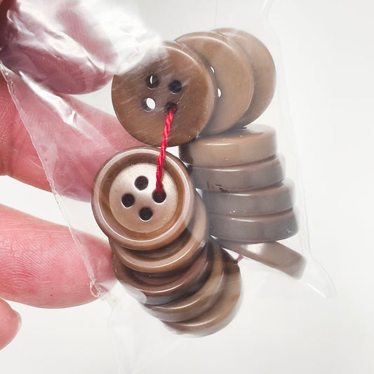 Thick Brown Button Bundle