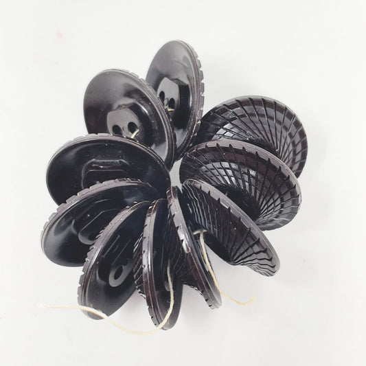 Dark Brown Vintage Button Pack