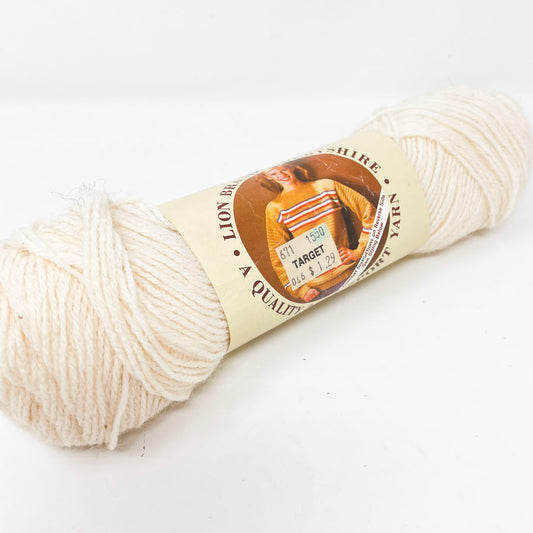 Lion Brand Debyshire Yarn - Off White