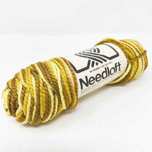 Needloft 2-Ply 100% Nylon Yarn - Yellow Variegated