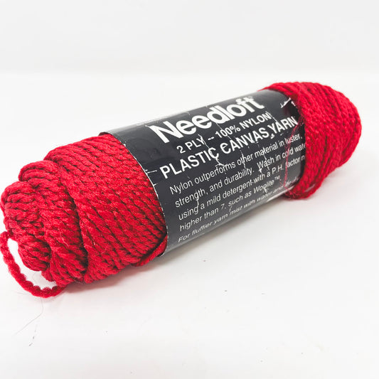 Needloft 2-Ply 100% Nylon Yarn - Red