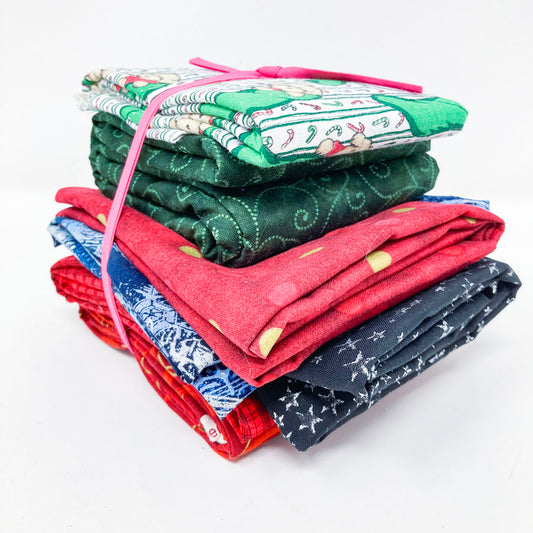 Christmas Collage Fabric Bundle