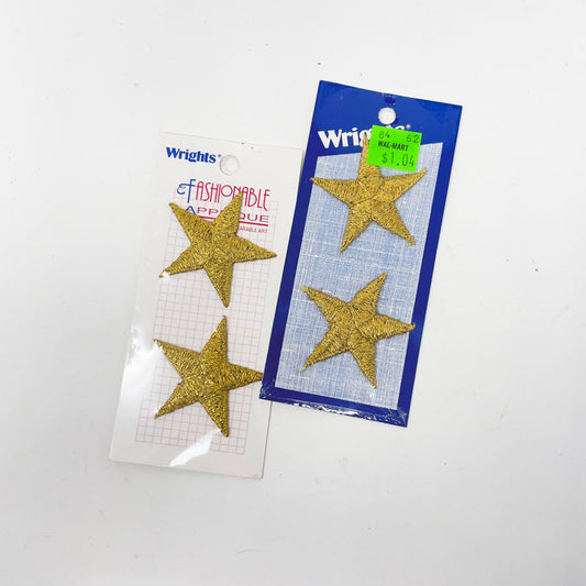 Medium - Two Gold Star Patches