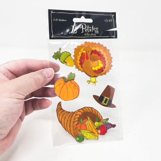 La Petites Thanksgiving Dimensional Stickers