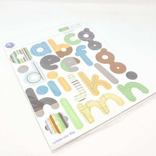 KI Memories Driver Chipboard Alphabet