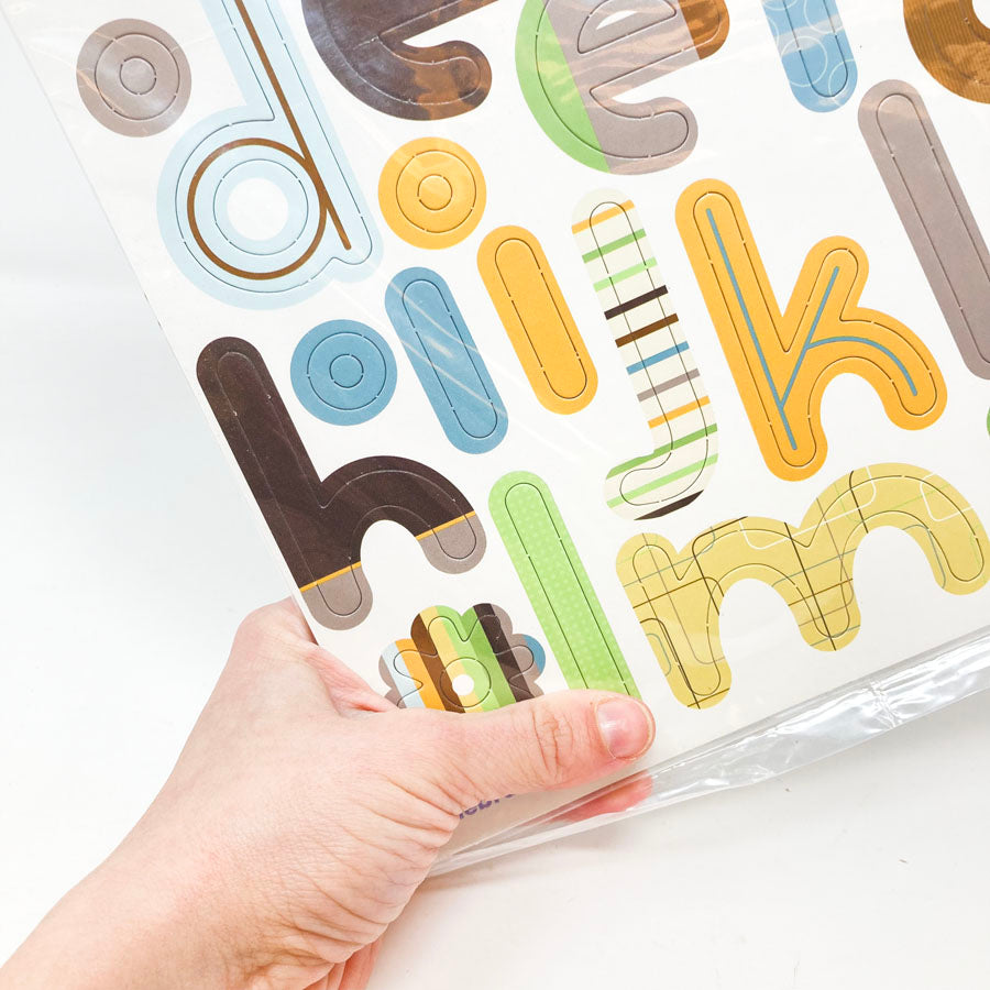 KI Memories Driver Chipboard Alphabet