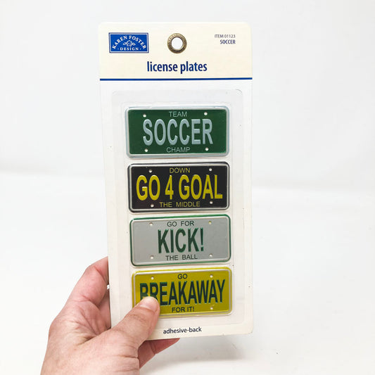 Karen Foster Designs Metal License Plates