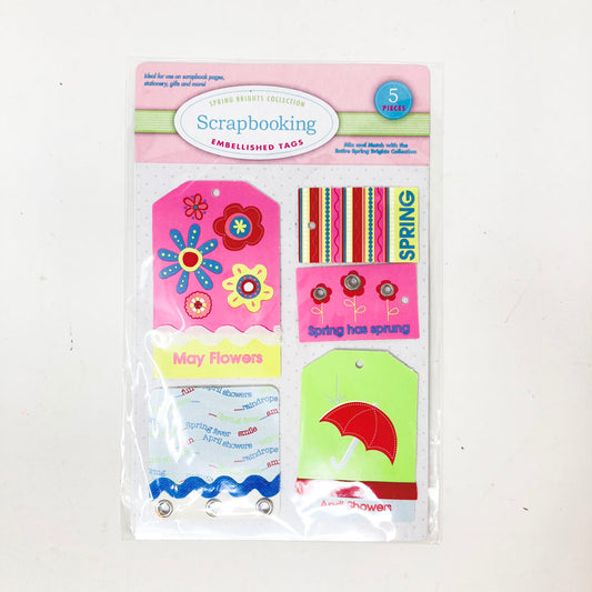 Scrapbooking Embellished Tags