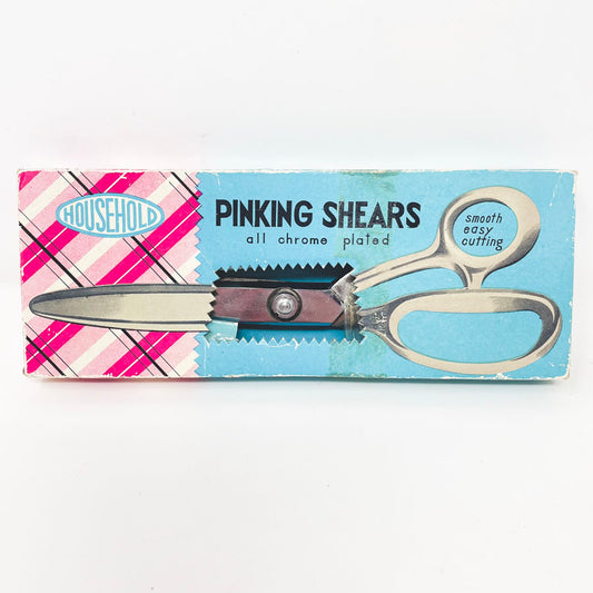 Household Pinking Shears Chrome Plated