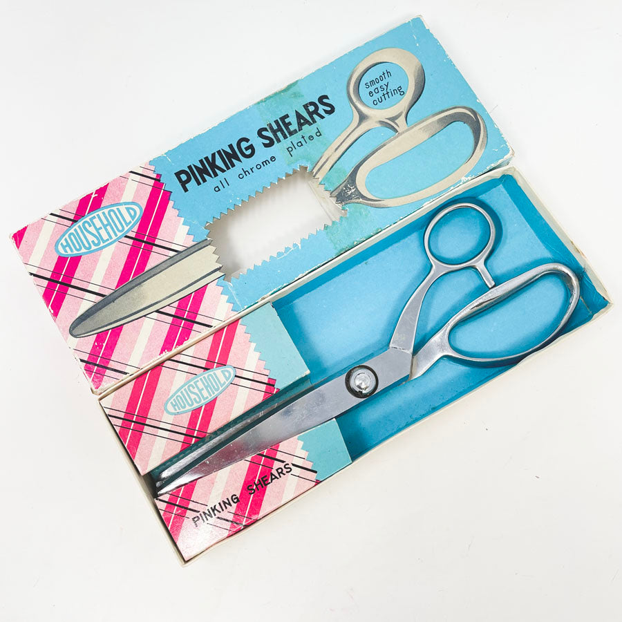 Household Pinking Shears Chrome Plated