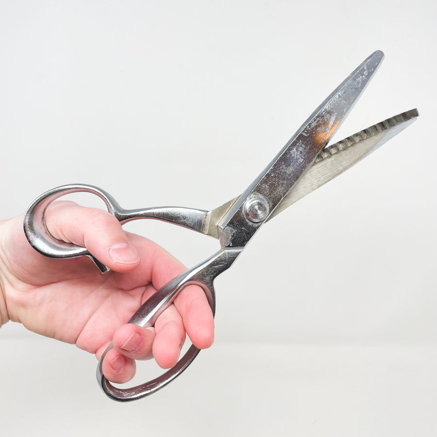 Household Pinking Shears Chrome Plated