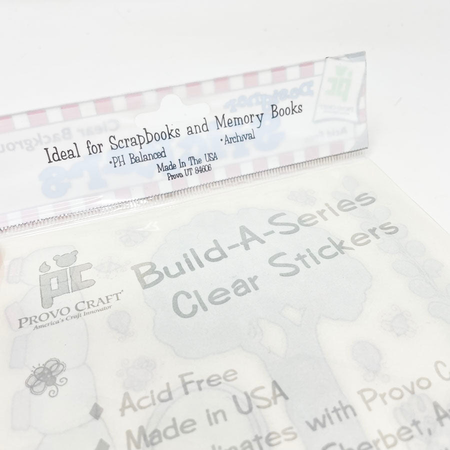 Provo Craft Designer Stickers Clear Background - Bugs