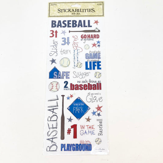 Stickability Baseball Stickers