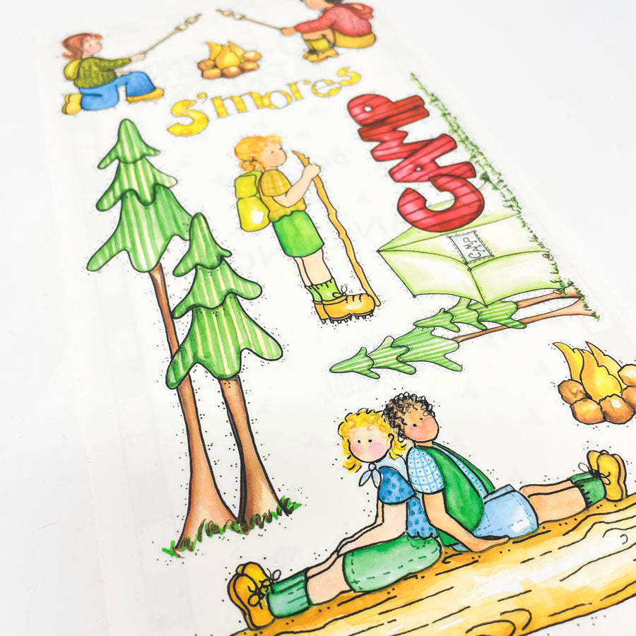 Bo-Bunny Press Stickers - Camp