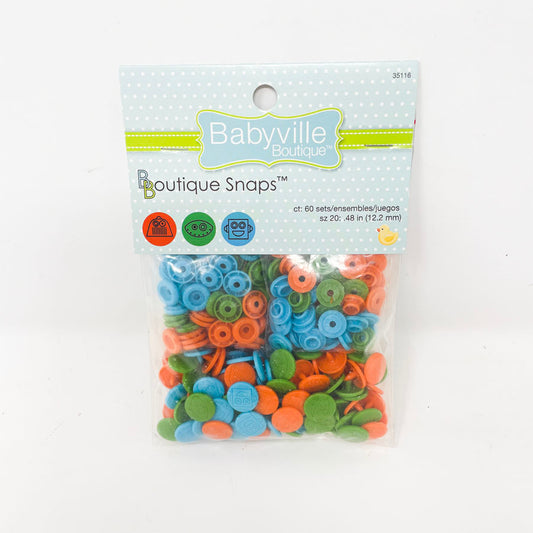 Babyville Boutique Snaps - Robot Designs