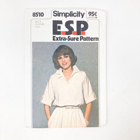 Simplicity E.S.P. 8510 Sewing Pattern - Dress (6-16) - 1978