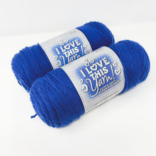 I Love This Yarn - Royal Blue (1)