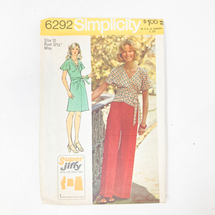 Simplicity 6292 Sewing Pattern - Outfit (10) - 1974