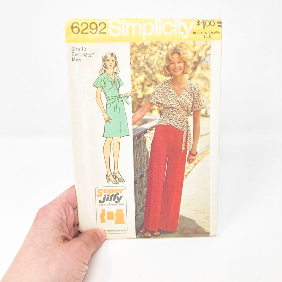 Simplicity 6292 Sewing Pattern - Outfit (10) - 1974