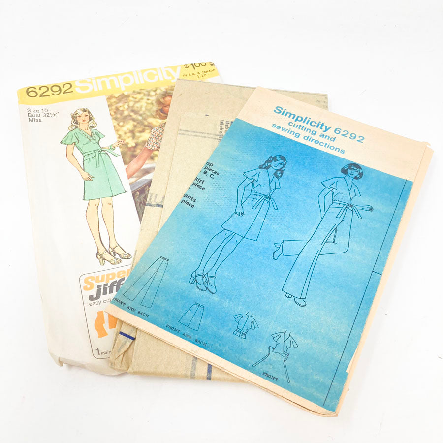 Simplicity 6292 Sewing Pattern - Outfit (10) - 1974