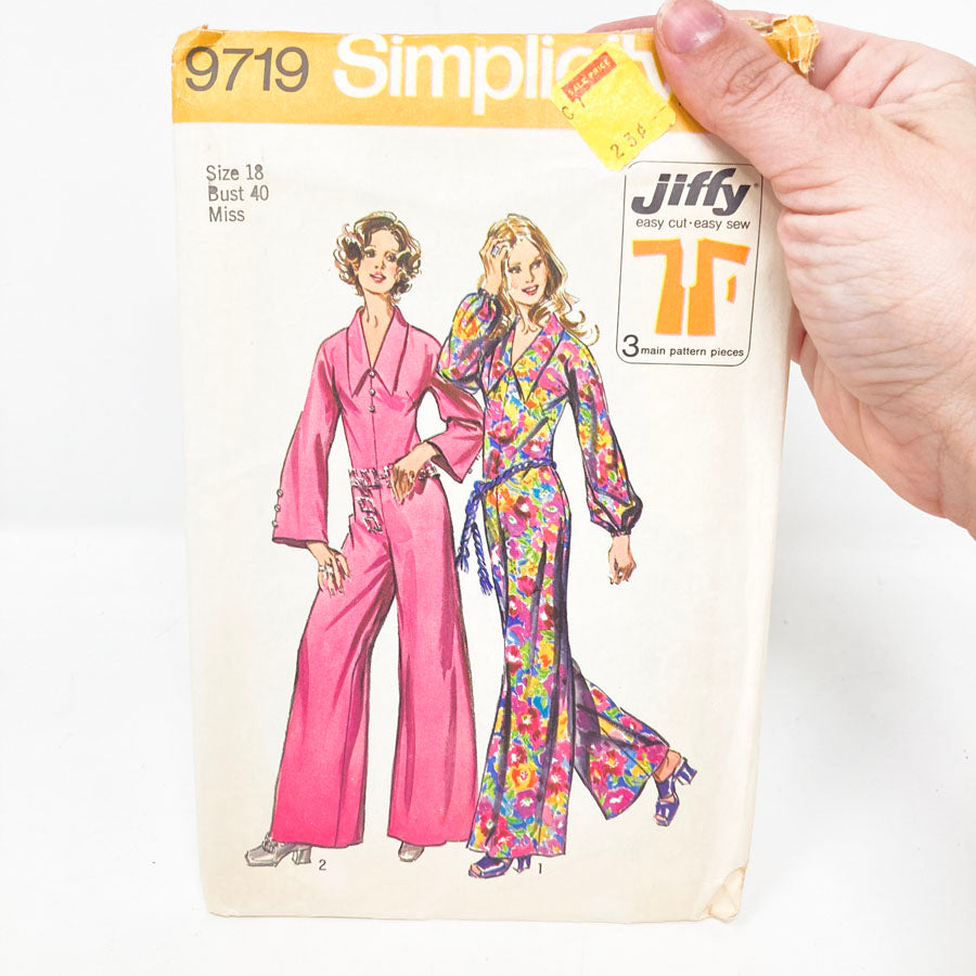 Simplicity 9719 Sewing Pattern - Jumpsuit (18) - 1971