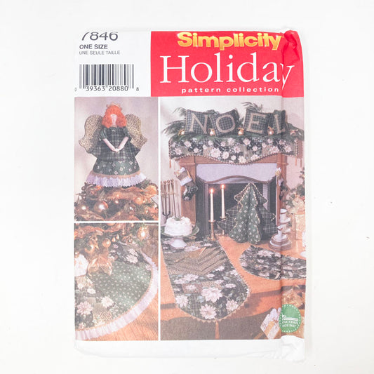 Simplicity 7846 Sewing Pattern - Holiday Decor