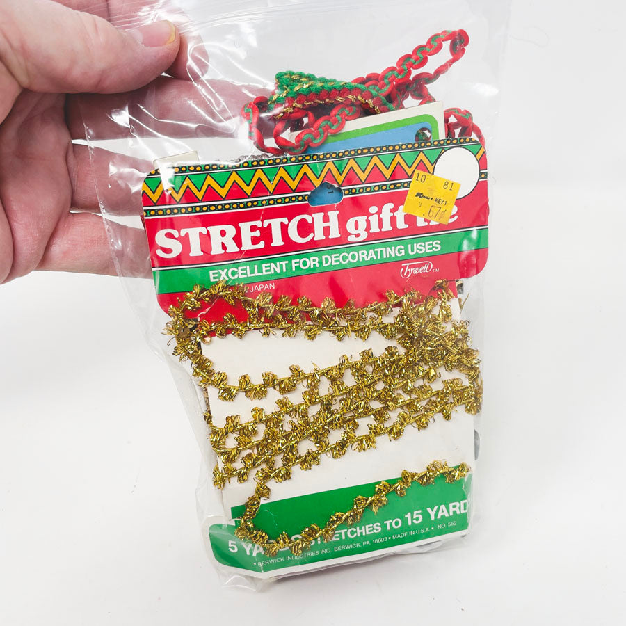 Bundle of Christmas Ribbon & Trim